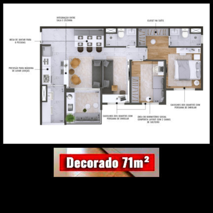 Imagem Apartamento com 3 Quartos à Venda, 71 m² em Parque São Domingos - São Paulo