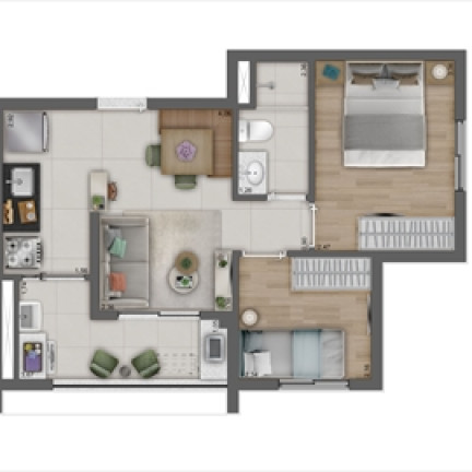 Imagem Apartamento com 1 Quarto à Venda, 41 m² em Água Branca - São Paulo