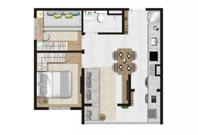 Imagem Apartamento com 2 Quartos à Venda,  em Vila Mira - São Paulo