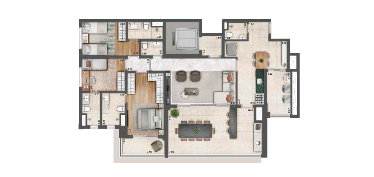 Imagem Apartamento com 3 Quartos à Venda, 164 m² em Brás - São Paulo