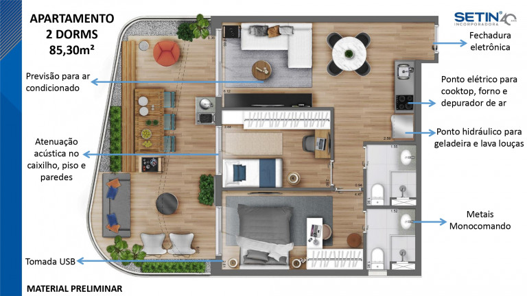 Imagem Apartamento com 2 Quartos à Venda, 63 m² em República - São Paulo Imagem Apartamento com 2 Quartos à Venda, 63 m² em República - São Paulo
