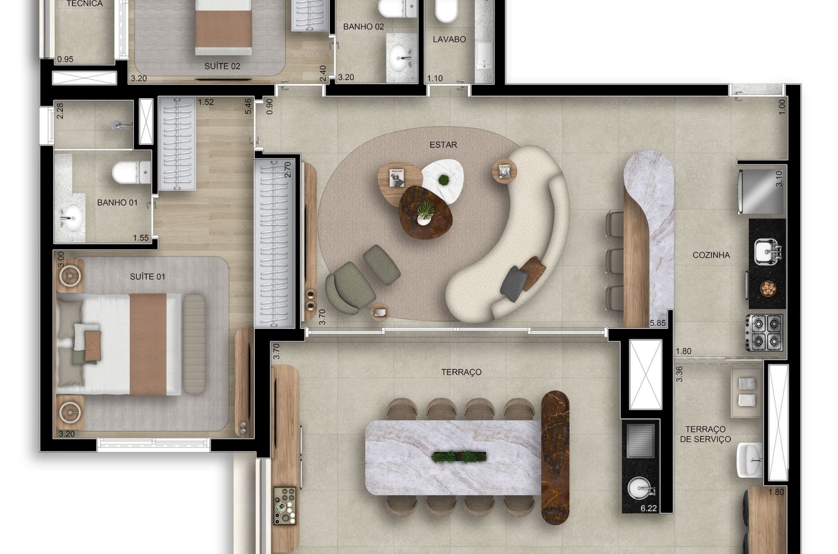 Imagem Apartamento com 3 Quartos à Venda, 80 m²em Butantã - São Paulo