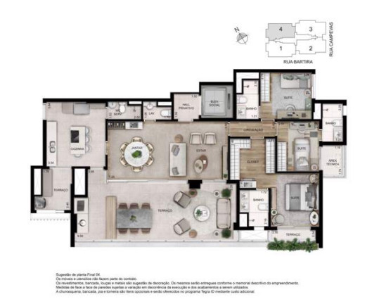 Imagem Apartamento com 4 Quartos à Venda, 156 m²em Perdizes - São Paulo