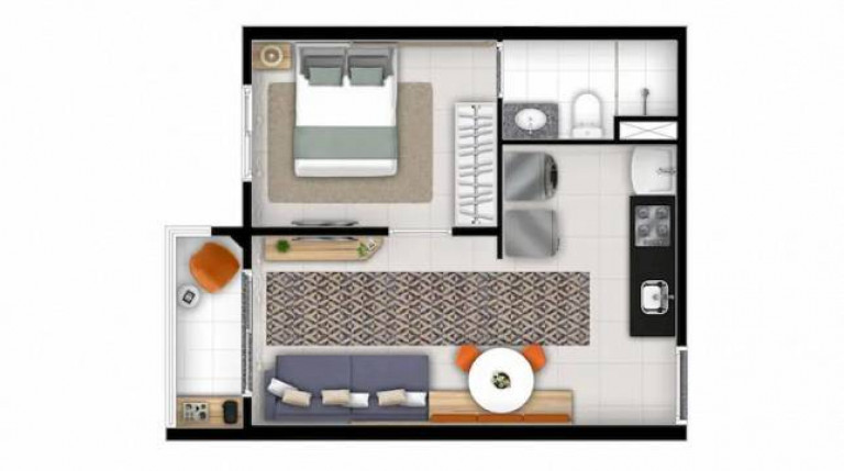 Imagem Apartamento com 1 Quarto à Venda, 33 m² em Mooca - São Paulo Imagem Apartamento com 1 Quarto à Venda, 33 m² em Mooca - São Paulo