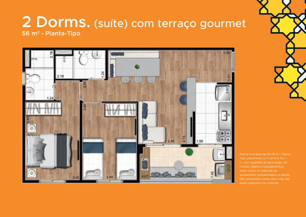 Imagem Apartamento com 2 Quartos à Venda, 56 m² em Saúde - São Paulo