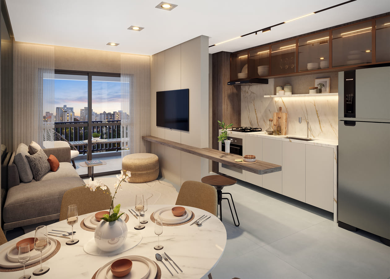 Imagem Apartamento com 2 Quartos à Venda, 65 m² em Jardim Tupanci - Barueri