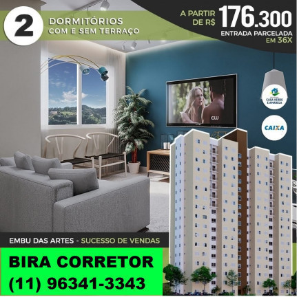 Imagem Apartamento com 2 Quartos à Venda,  em Jardim de Lourdes - Embu das Artes