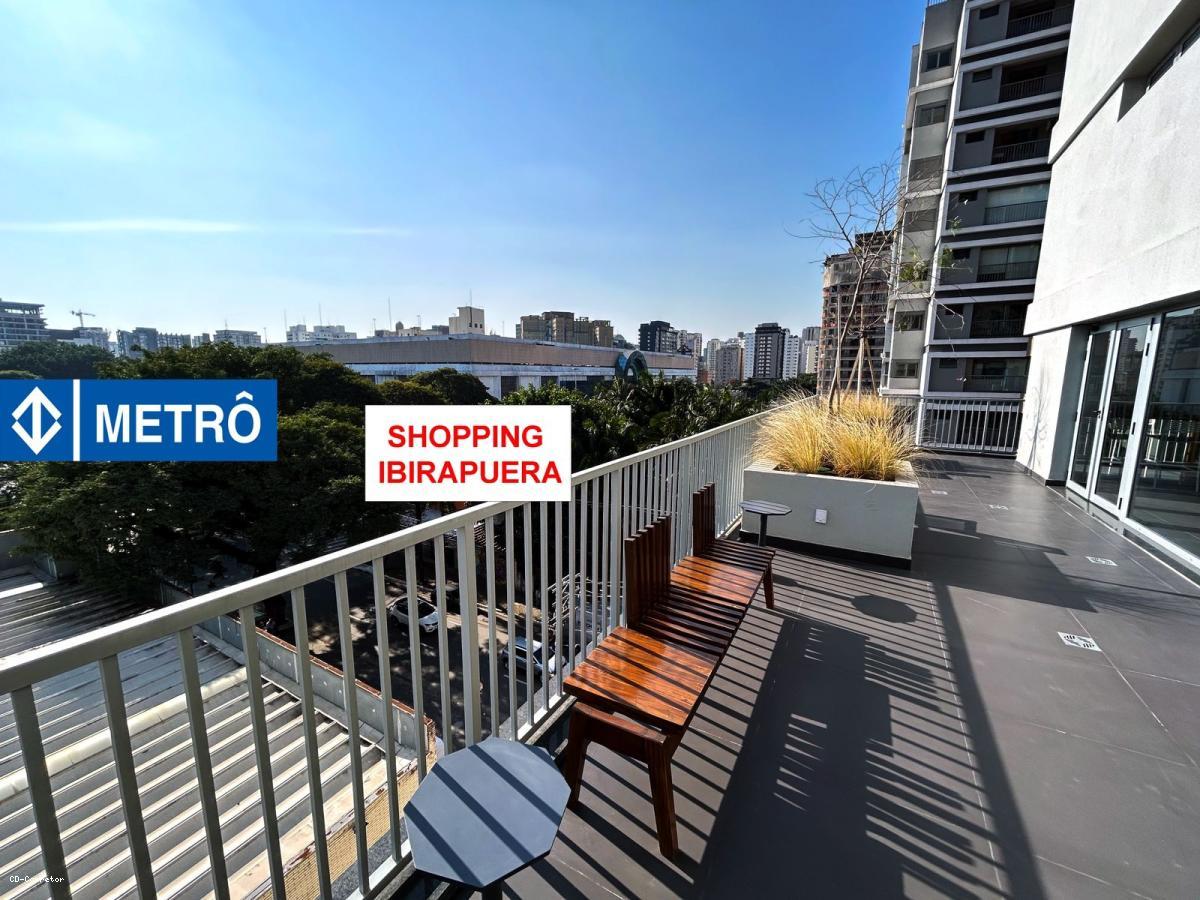 Imagem Apartamento com 1 Quarto para Alugar, 22 m²em Indianópolis - São Paulo Imagem Apartamento com 1 Quarto para Alugar, 22 m²em Indianópolis - São Paulo