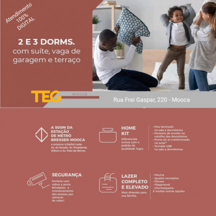Imagem Apartamento com 3 Quartos à Venda, 67 m² em Mooca - São Paulo Imagem Apartamento com 3 Quartos à Venda, 67 m² em Mooca - São Paulo