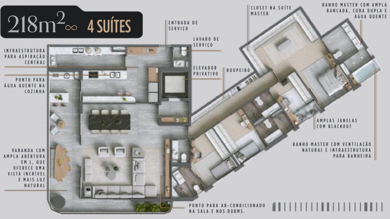 Imagem Apartamento com 4 Quartos à Venda, em Alphagran Alphaville - Barueri Imagem Apartamento com 4 Quartos à Venda, em Alphagran Alphaville - Barueri