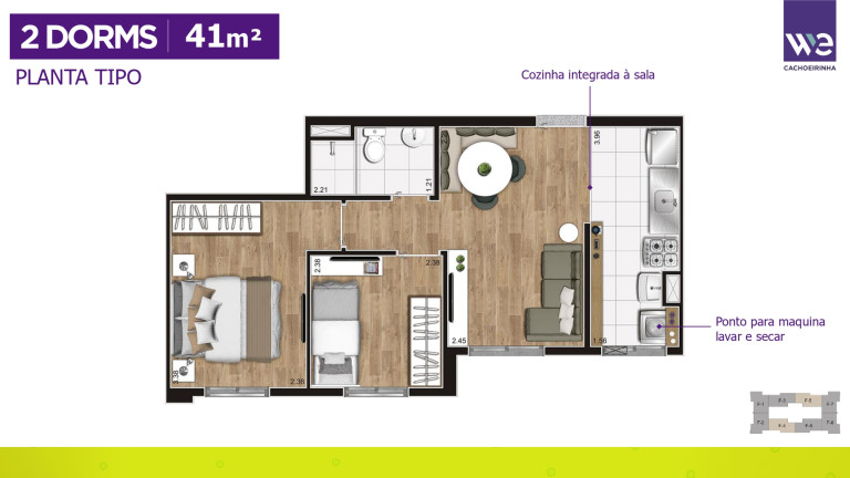 Imagem Apartamento com 2 Quartos à Venda, 41 m² em Vila Nova Cachoeirinha - São Paulo