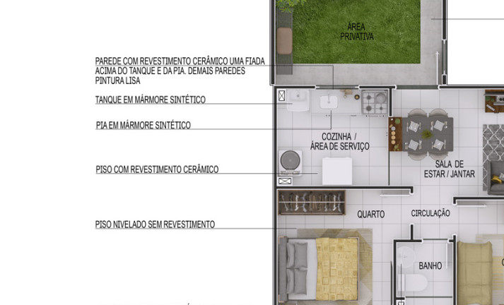 Imagem Apartamento com 2 Quartos à Venda, 42 m² em Amendoeira - São Gonçalo