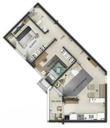 Imagem Apartamento com 2 Quartos à Venda, 54 m² em Conjunto Habitacional Inocente Vila Nova Júnior - Maringá Imagem Apartamento com 2 Quartos à Venda, 54 m² em Conjunto Habitacional Inocente Vila Nova Júnior - Maringá