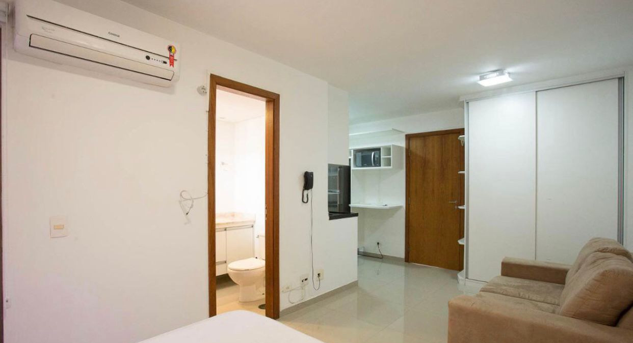 Imagem Apartamento com 1 Quarto para Alugar, 30 m² em Campo Belo - São Paulo Imagem Apartamento com 1 Quarto para Alugar, 30 m² em Campo Belo - São Paulo