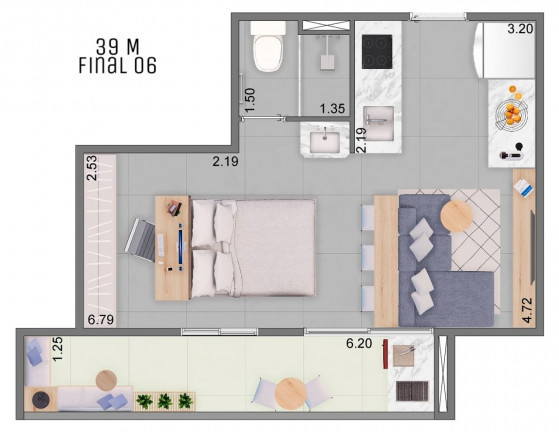 Imagem Apartamento com 1 Quarto à Venda, 28 m² em Chácara Seis de Outubro - São Paulo Imagem Apartamento com 1 Quarto à Venda, 28 m² em Chácara Seis de Outubro - São Paulo