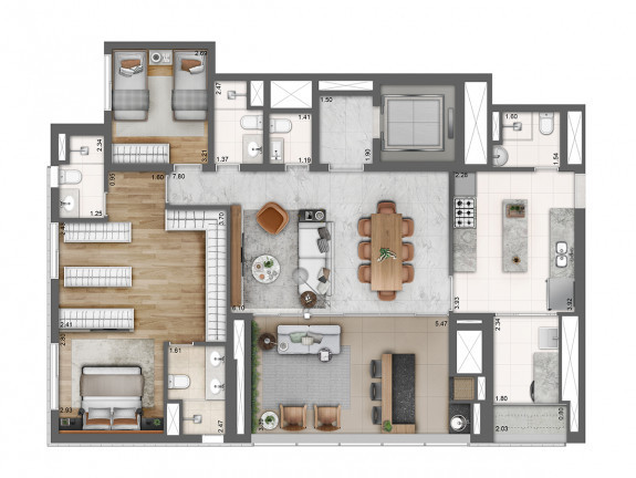 Imagem Apartamento com 4 Quartos à Venda, 190 m² em Perdizes - São Paulo Imagem Apartamento com 4 Quartos à Venda, 190 m² em Perdizes - São Paulo