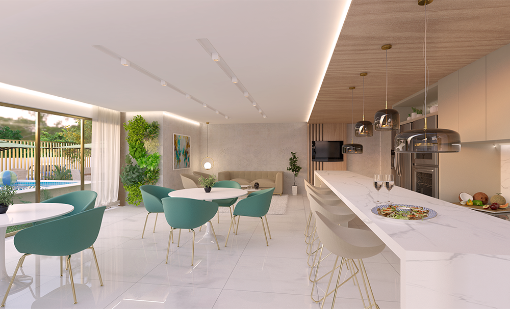 Imagem Apartamento com 3 Quartos à Venda, 60 m² em - Imagem Apartamento com 3 Quartos à Venda, 60 m² em -