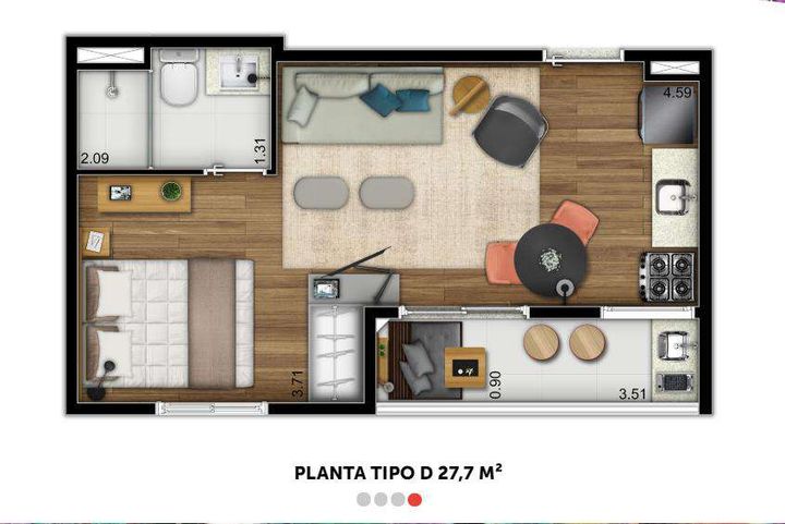 Imagem Kitnet com 1 Quarto à Venda, 27 m² em Sé - São Paulo Imagem Kitnet com 1 Quarto à Venda, 27 m² em Sé - São Paulo