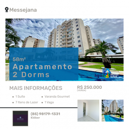 Imagem Apartamento com 3 Quartos à Venda, 65 m² em Messejana - Fortaleza