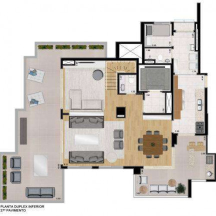 Imagem Apartamento com 3 Quartos à Venda, 153 m² em Jardim - Santo André