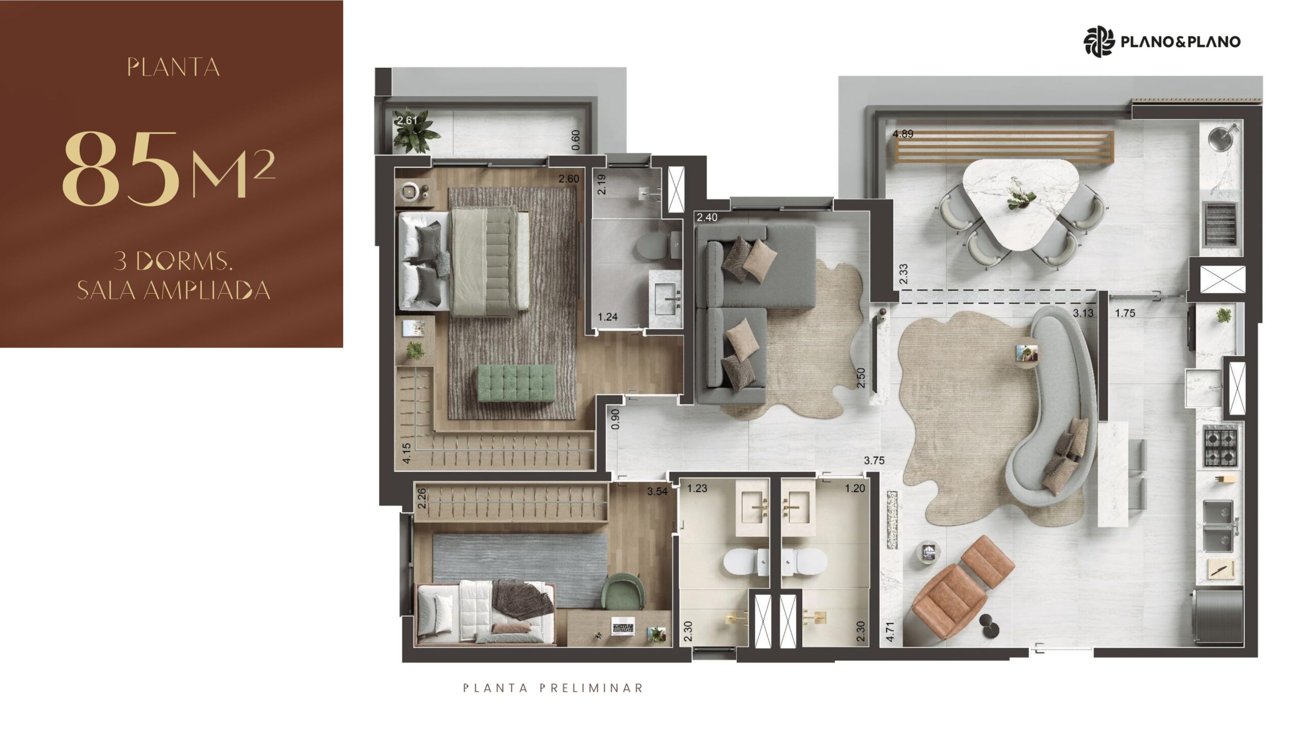 Imagem Apartamento com 3 Quartos à Venda, 85 m²em Alphaville Industrial - Barueri Imagem Apartamento com 3 Quartos à Venda, 85 m²em Alphaville Industrial - Barueri