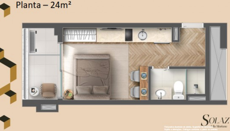 Imagem Studio com 1 Quarto à Venda, 21 m²em Vila Mariana - São Paulo Imagem Studio com 1 Quarto à Venda, 21 m²em Vila Mariana - São Paulo