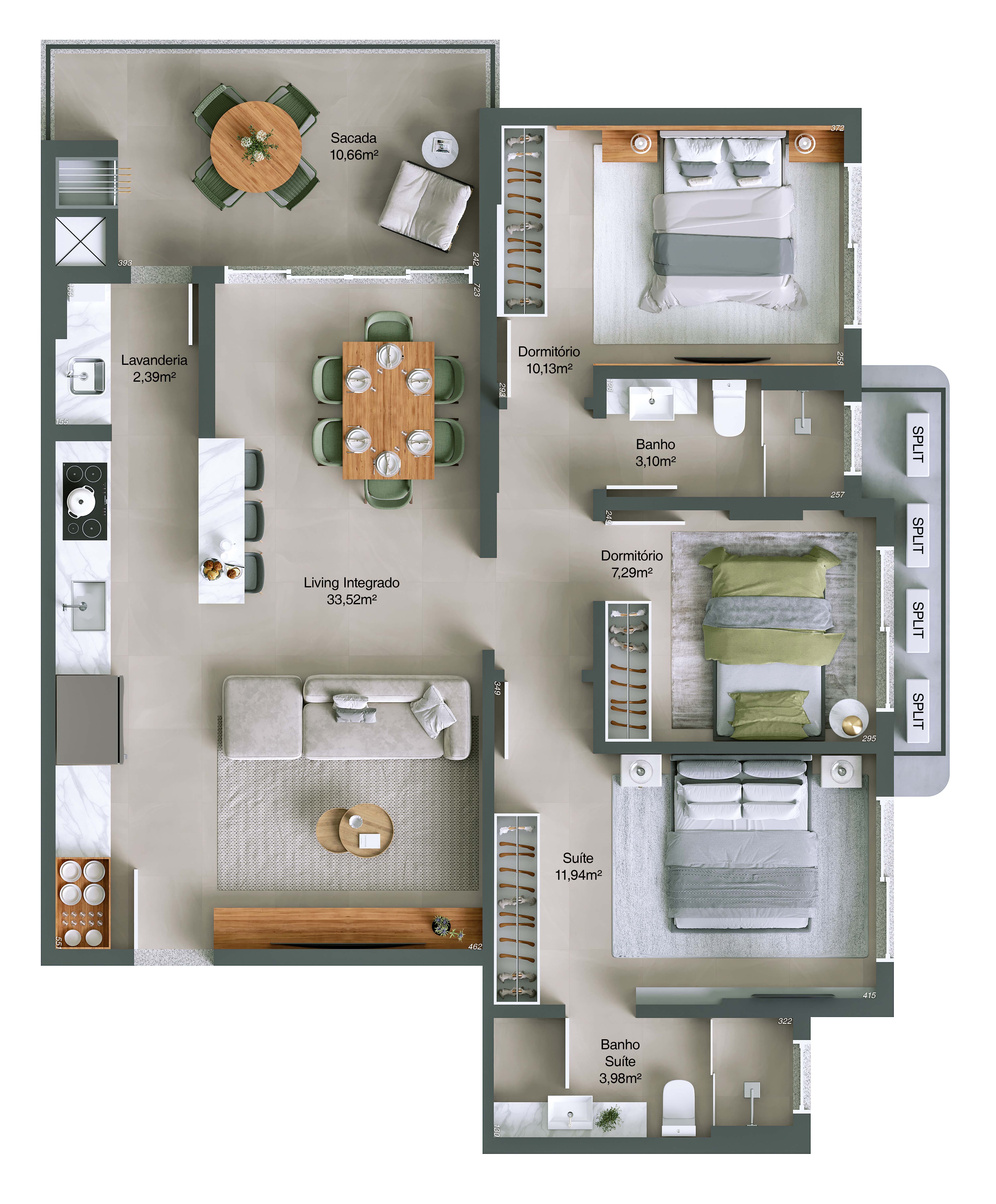 Imagem Apartamento com 3 Quartos à Venda, 101 m² em Centro - Balneário Rincão Imagem Apartamento com 3 Quartos à Venda, 101 m² em Centro - Balneário Rincão