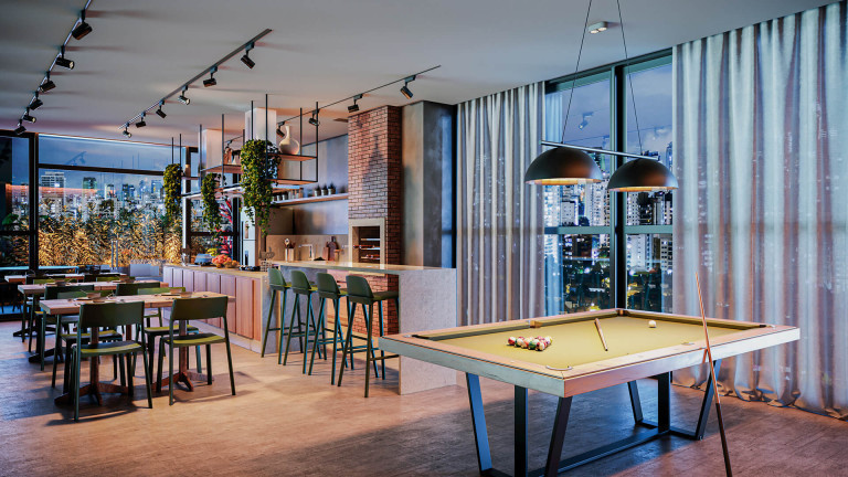 Imagem Studio com 1 Quarto à Venda,  em Água Verde - Curitiba