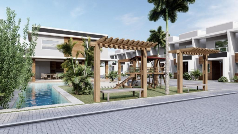 Casa de Condomínio com 2 Quartos à Venda, 78 m² em Camurupim - Caucaia