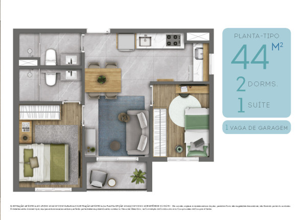 Imagem Apartamento com 2 Quartos à Venda, 44 m² em Quarta Parada - São Paulo Imagem Apartamento com 2 Quartos à Venda, 44 m² em Quarta Parada - São Paulo