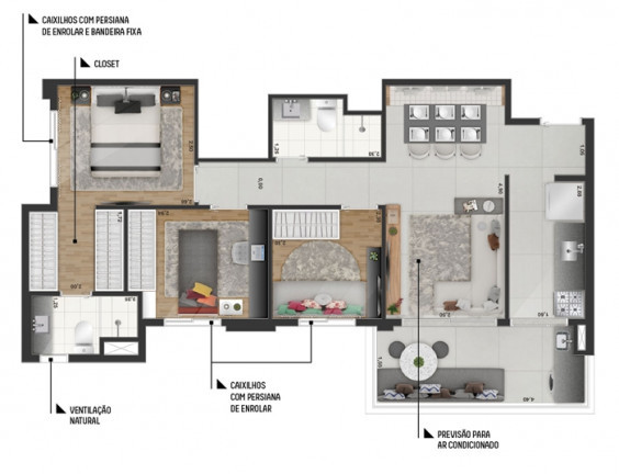 Imagem Apartamento com 3 Quartos à Venda, 65 m² em Indianópolis - São Paulo