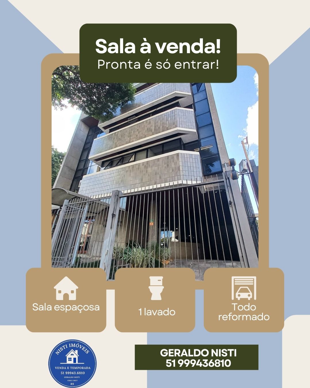 Imagem Sala Comercial à Venda, 33 m² em Bela Vista - Porto Alegre Imagem Sala Comercial à Venda, 33 m² em Bela Vista - Porto Alegre