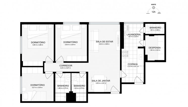 Imagem Apartamento com 3 Quartos à Venda, 80 m² em Laranjeiras - Rio de Janeiro Imagem Apartamento com 3 Quartos à Venda, 80 m² em Laranjeiras - Rio de Janeiro