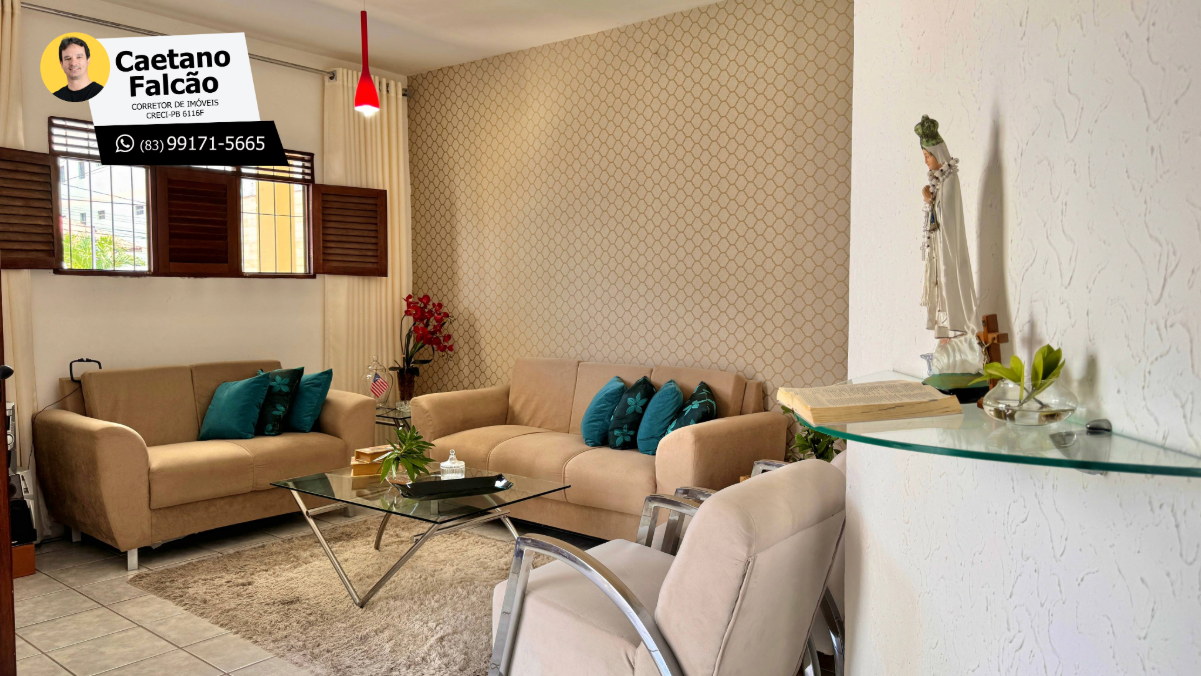Imagem Casa com 3 Quartos à Venda, 130 m² em Jardim Cidade Universitária - João Pessoa