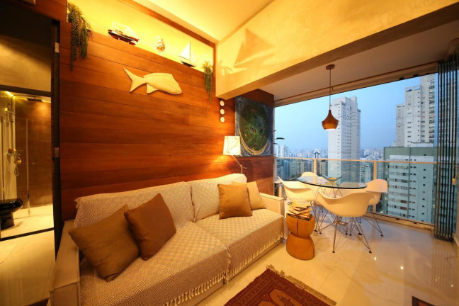 Imagem Apartamento com 1 Quarto para Alugar, em Cidade Monções - São Paulo Imagem Apartamento com 1 Quarto para Alugar, em Cidade Monções - São Paulo