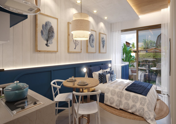 Imagem Studio à Venda, 21 m² em Porto de Galinhas - Ipojuca
