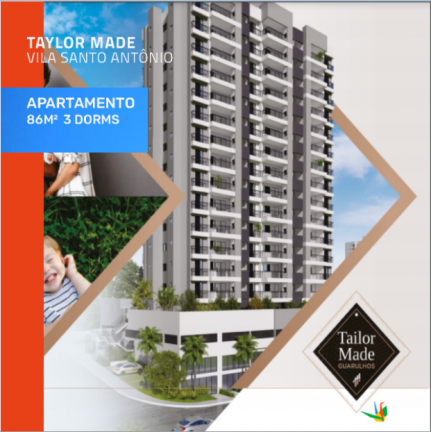 Imagem Apartamento com 3 Quartos à Venda, 86 m² em Vila Santo Antônio - Guarulhos