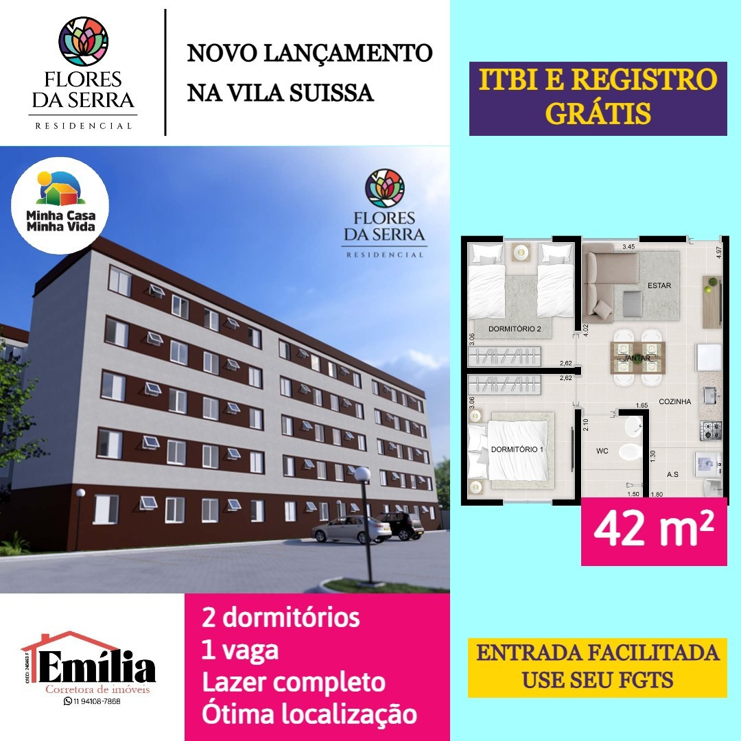 Foto do imóvel Apartamento com 2 Quartos à Venda, 41 m² em Botujuru - Mogi das Cruzes Foto do imóvel Apartamento com 2 Quartos à Venda, 41 m² em Botujuru - Mogi das Cruzes