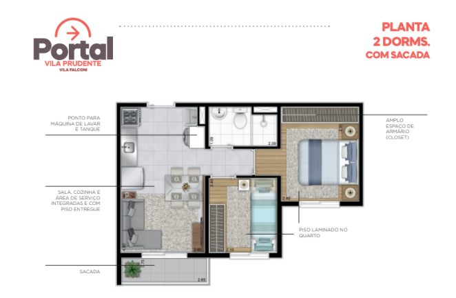 Imagem Apartamento com 2 Quartos à Venda,  em Vila Graciosa - São Paulo