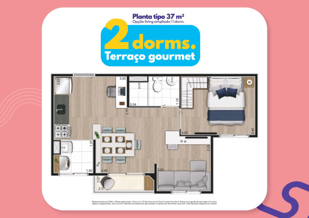 Imagem Apartamento com 2 Quartos à Venda, 37 m² em Vila Independência - São Paulo