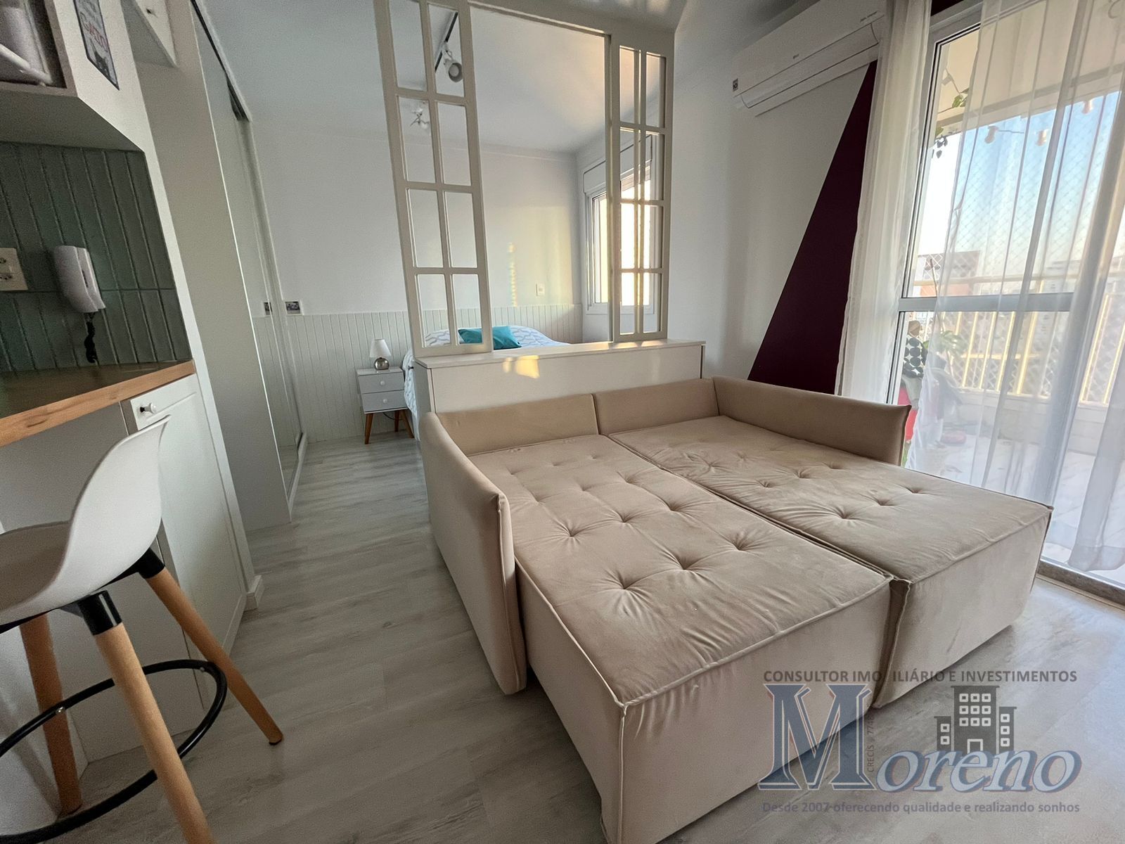 Imagem Studio com 1 Quarto para Alugar ou Temporada, 37 m²em Campo Belo - São Paulo