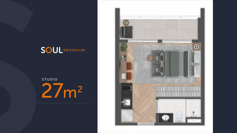 Imagem Apartamento à Venda, 27 m² em Jardim Das Acácias - São Paulo Imagem Apartamento à Venda, 27 m² em Jardim Das Acácias - São Paulo