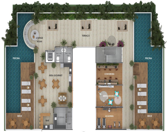 Imagem Apartamento com 1 Quarto à Venda, 19 m² em Praia do Cupe - Ipojuca