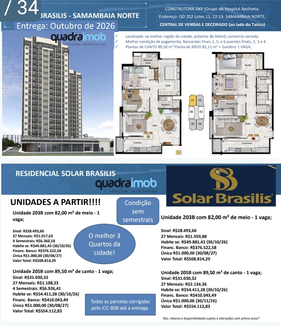 Imagem Apartamento com 1 Quarto à Venda, 30 m²em Sul (Águas Claras) - Brasília Imagem Apartamento com 1 Quarto à Venda, 30 m²em Sul (Águas Claras) - Brasília