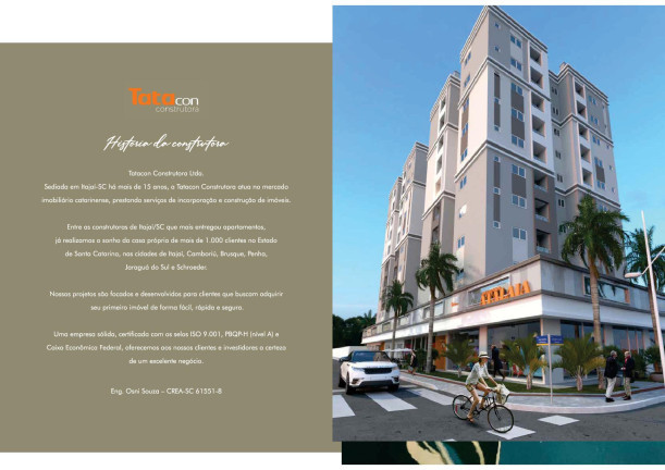 Imagem Apartamento com 1 Quarto à Venda, 56 m²em São Vicente - Itajaí Imagem Apartamento com 1 Quarto à Venda, 56 m²em São Vicente - Itajaí
