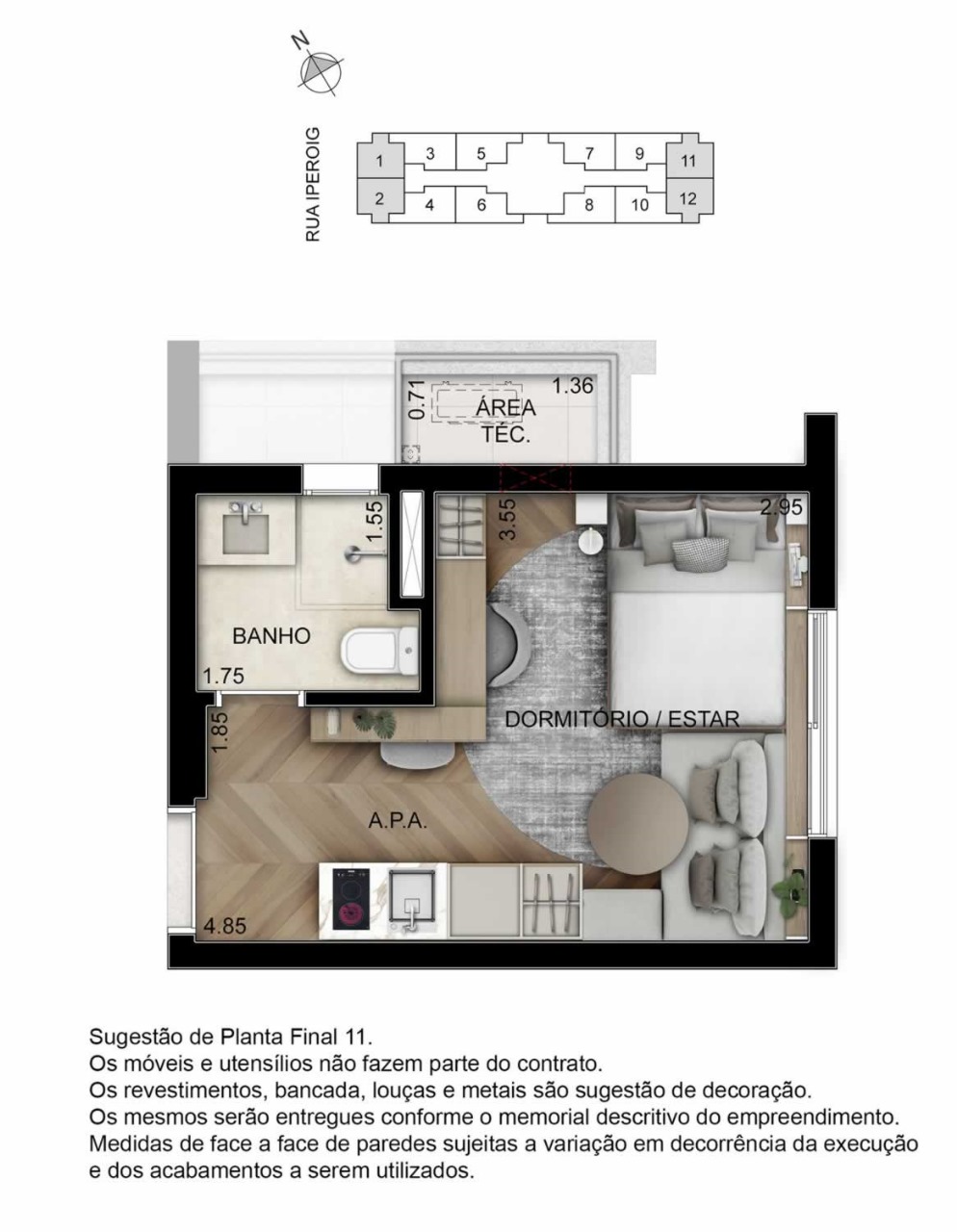 Imagem Studio com 1 Quarto à Venda, 22 m²em Perdizes - São Paulo