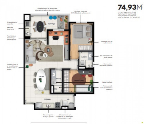 Imagem Apartamento com 2 Quartos à Venda, 54 m²em Centro - São Bernardo do Campo