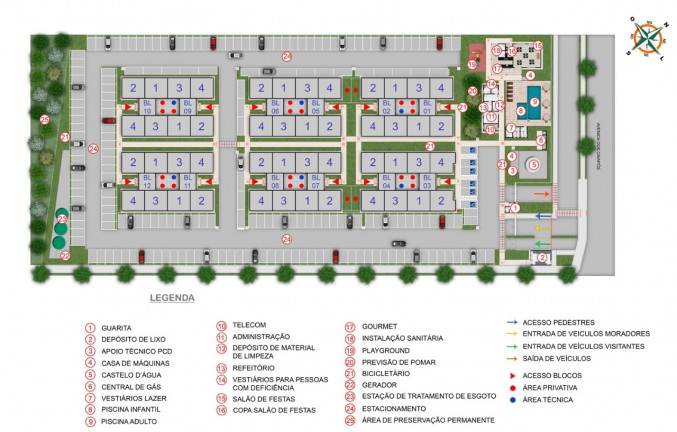 Imagem Apartamento com 2 Quartos à Venda, 50 m² em Pitimbu - Natal