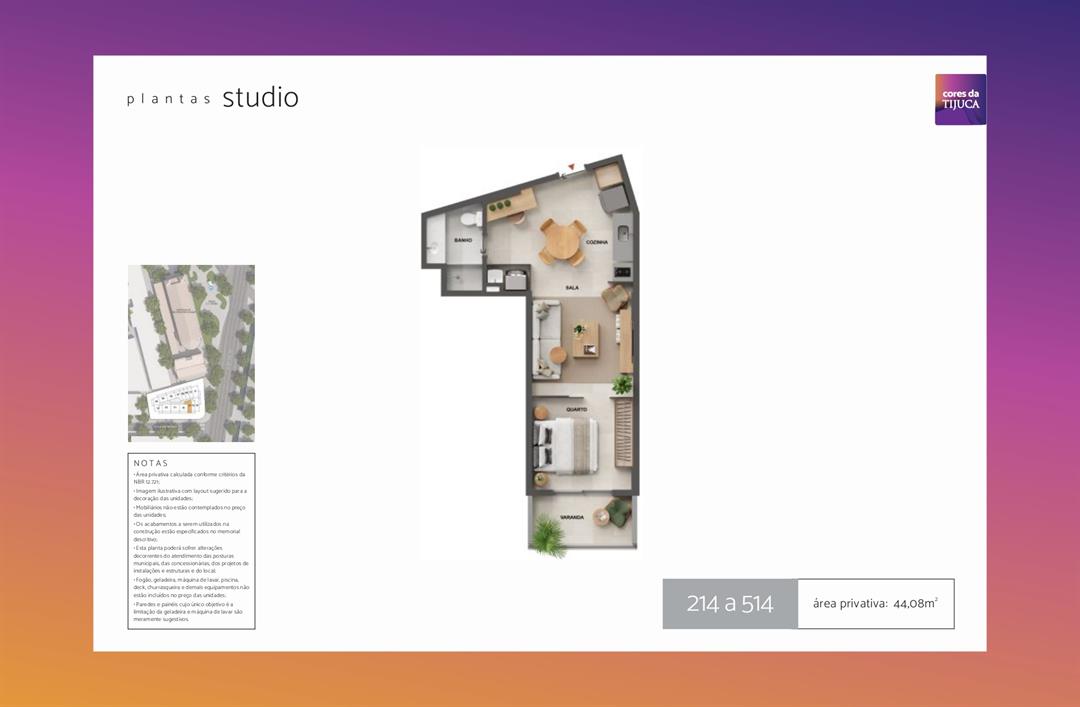 Imagem Studio com 1 Quarto à Venda, 37 m² em Tijuca - Rio de Janeiro Imagem Studio com 1 Quarto à Venda, 37 m² em Tijuca - Rio de Janeiro