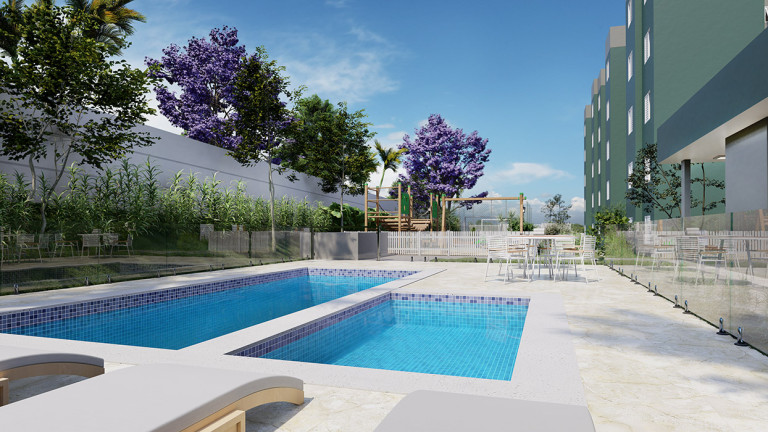 Imagem Apartamento com 2 Quartos à Venda, 44 m² em Residencial Cosmos - Campinas